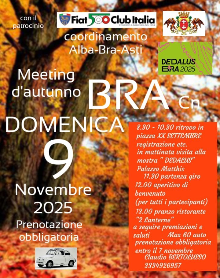 coord Alba Bra Asti - Fiat 500 Club Italia