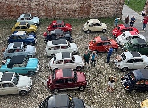 Le 500 al Castello di Melegnano