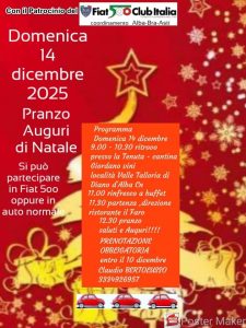 Coord Alba Bra Asti - Fiat 500 Club Italia