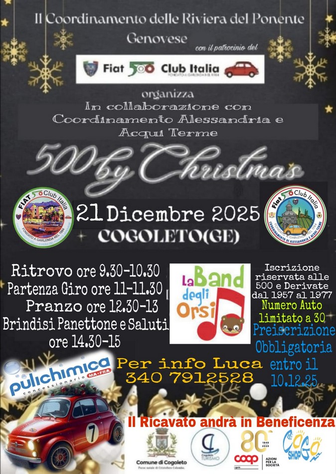 Coord Cogoleto - Fiat 500 Club Italia