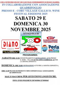 Coord Reggio Calabria - Fiat 500 Club Italia