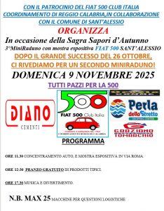 Coord Reggio Calabria - Fiat 500 Club Italia