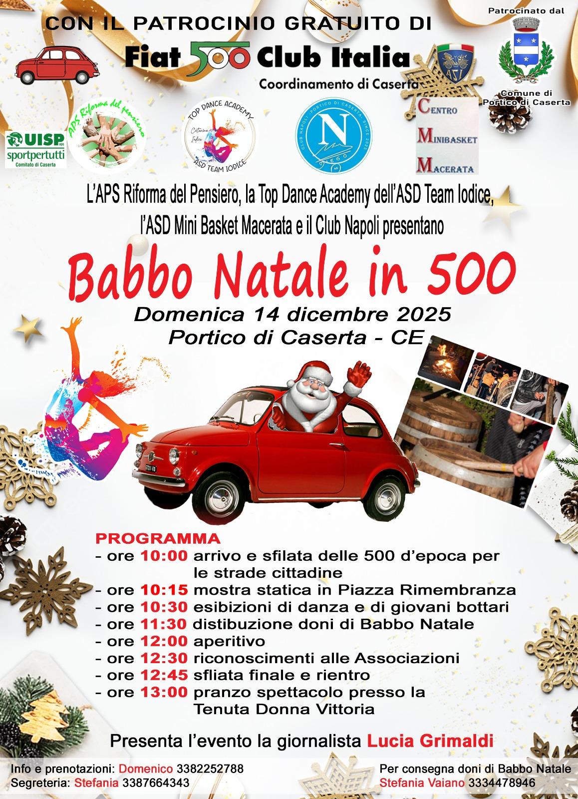 coord Caserta Città - Fiat 500 Club Italia