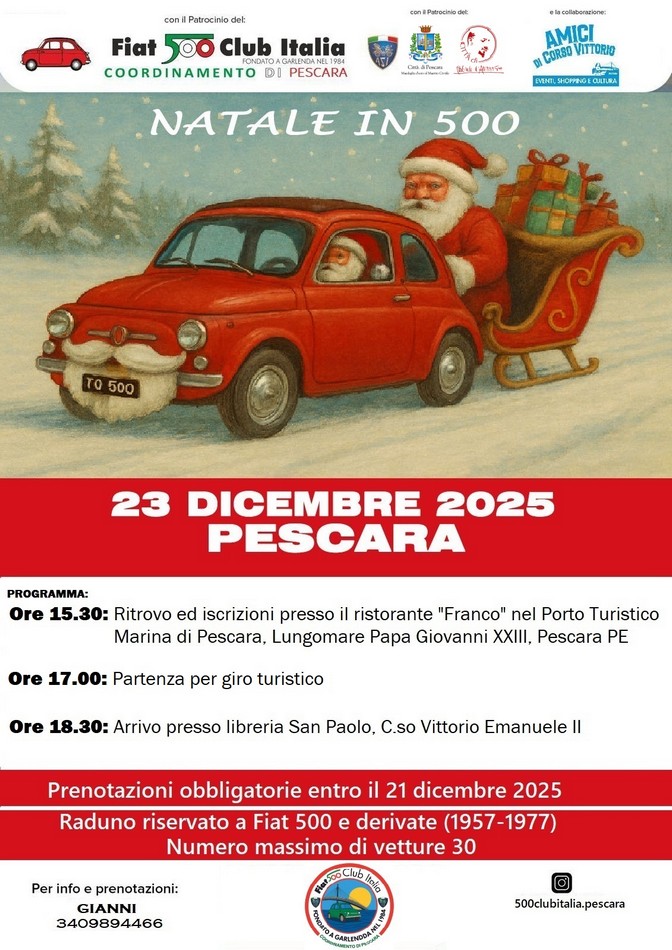 Coord Pescara - Fiat 500 Club Italia