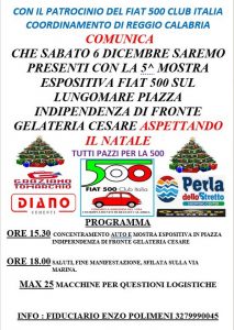 Coord Reggio Calabria - Fiat 500 Club Italia