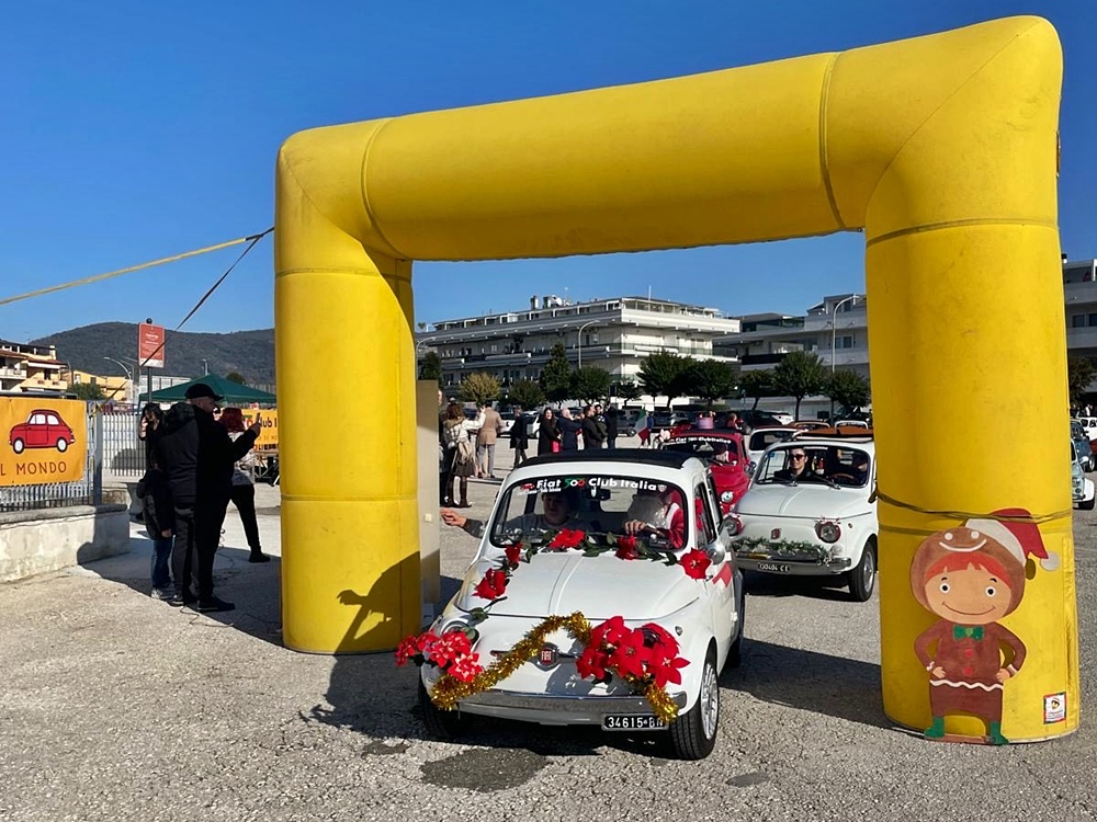 Casagiove, Babbo Natale in 500