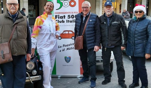 Pontedera, le 500 per la fiamma olimpica