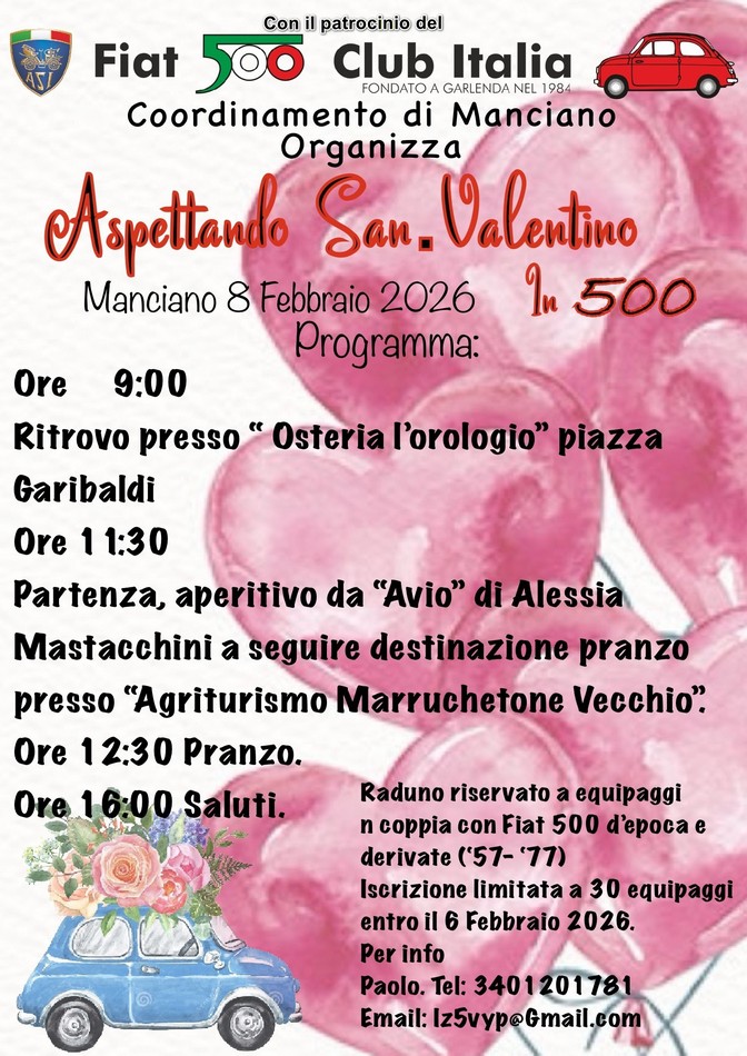 Coord Manciano - Fiat 500 Club Italia