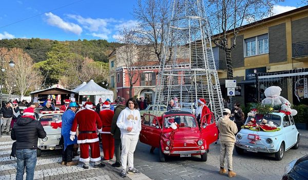 Babbo Natale in 500 a Telese Terme