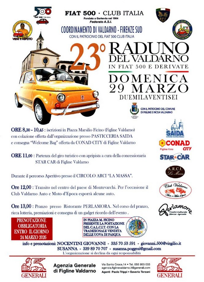 Coord Figline Valdarno - Fiat 500 Club Italia