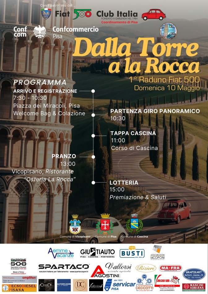 Coord Pisa - Fiat 500 Club Italia