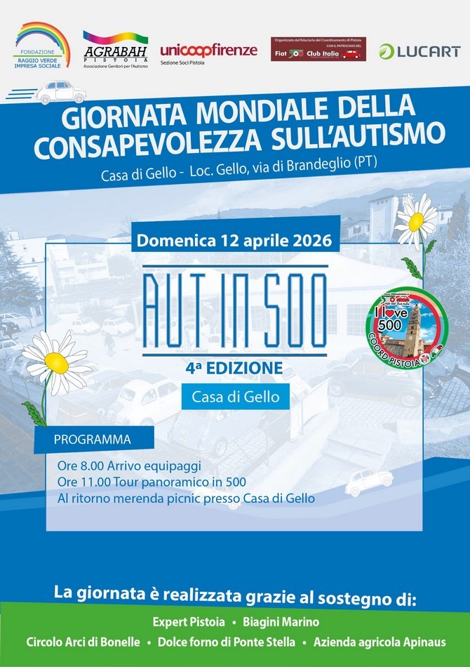 Coord Pistoia - Fiat 500 Club Italia