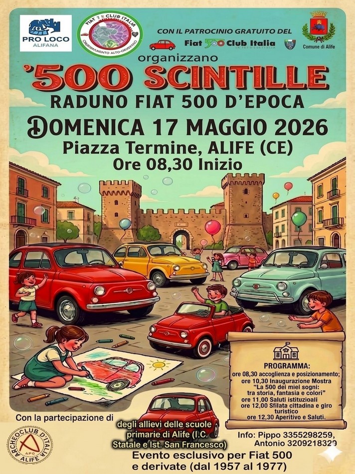 Coord Alto Casertano - Fiat 500 Club Italia