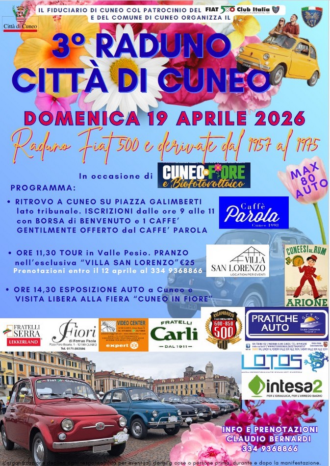 Coord Cuneo - Fiat 500 Club Italia
