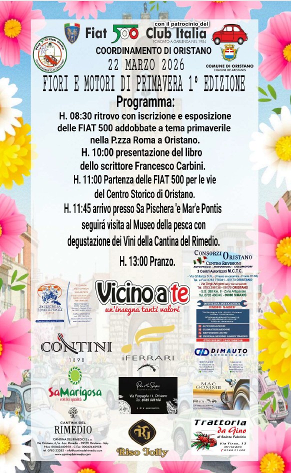 Coord Oristano - Fiat 500 Club Italia