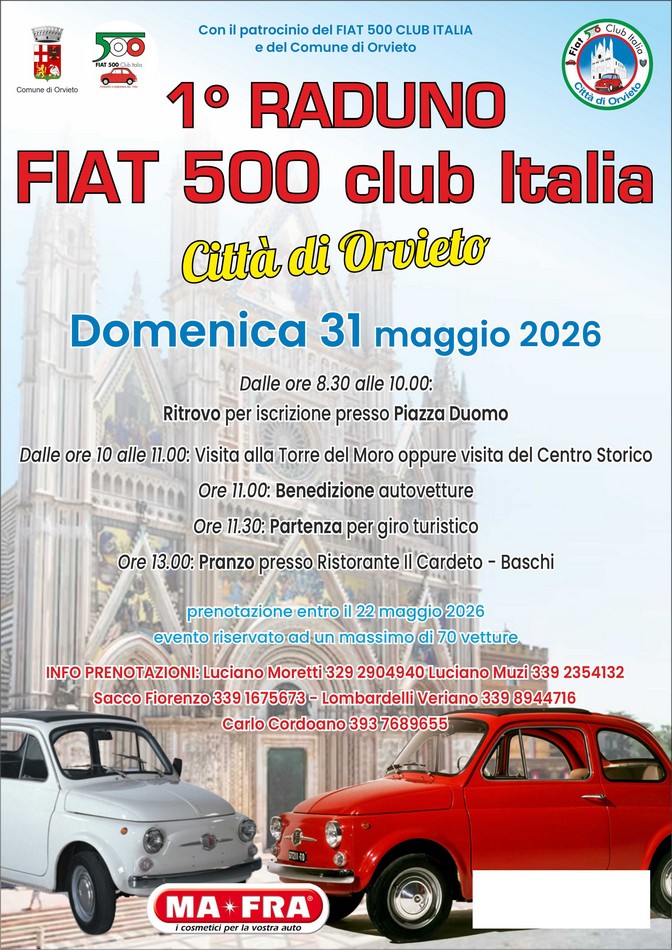 Coord Deruta - Fiat 500 Club Italia