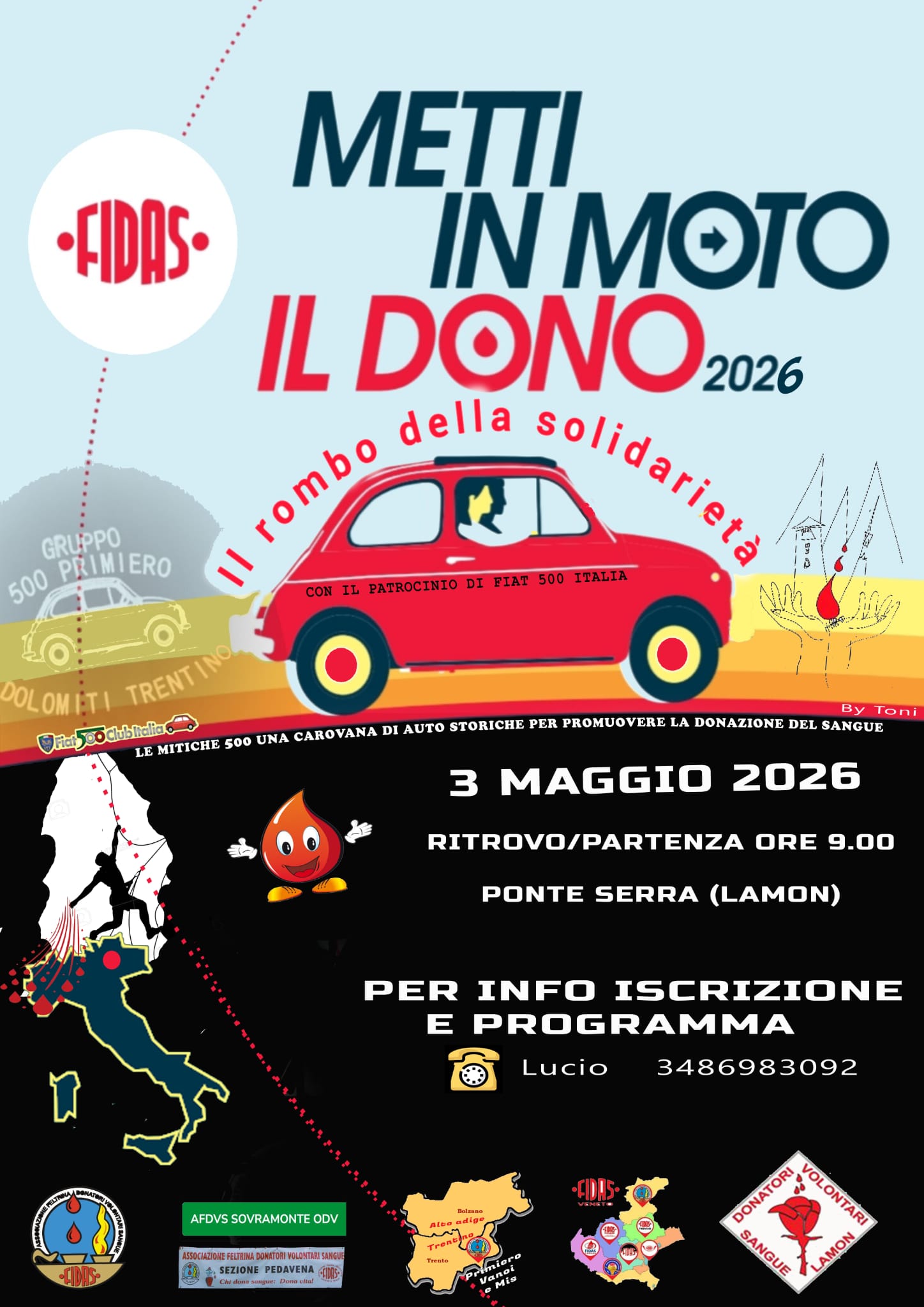 Coord Primiero - Fiat 500 Club Italia