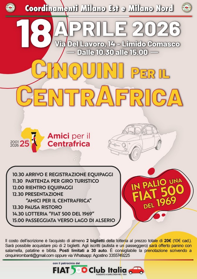 Coord Milano Est - Fiat 500 Club Italia