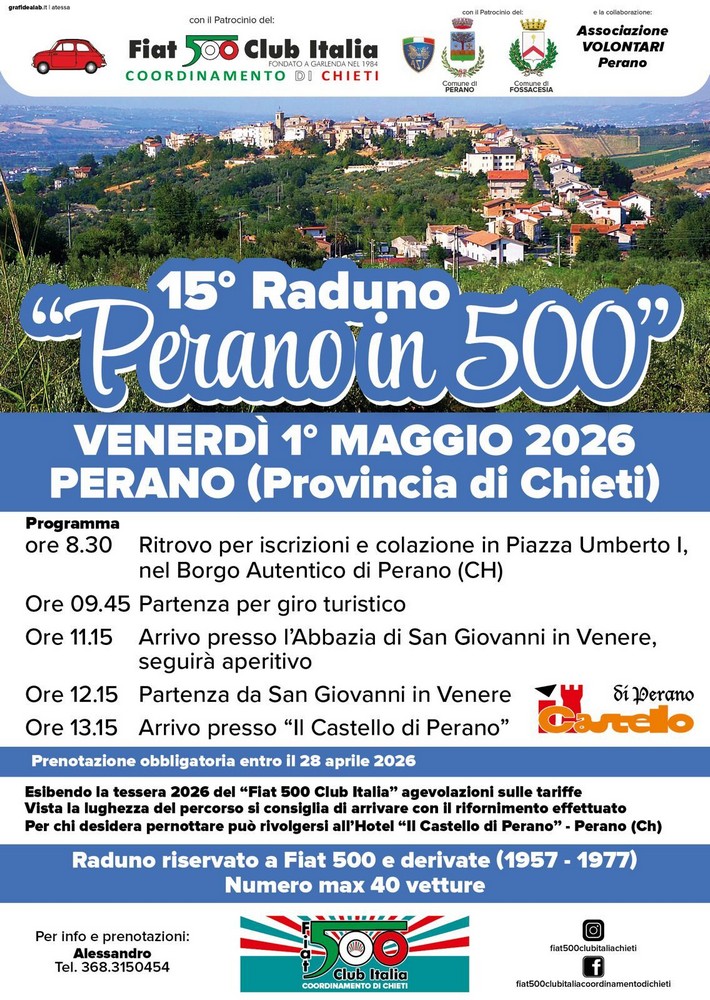 Fiat 500 Club Italia - coord Chieti