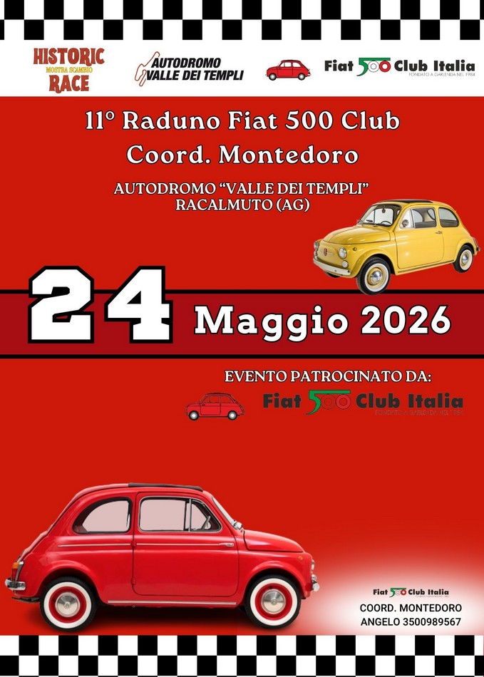Coord Montedoro - Fiat 500 Club Italia