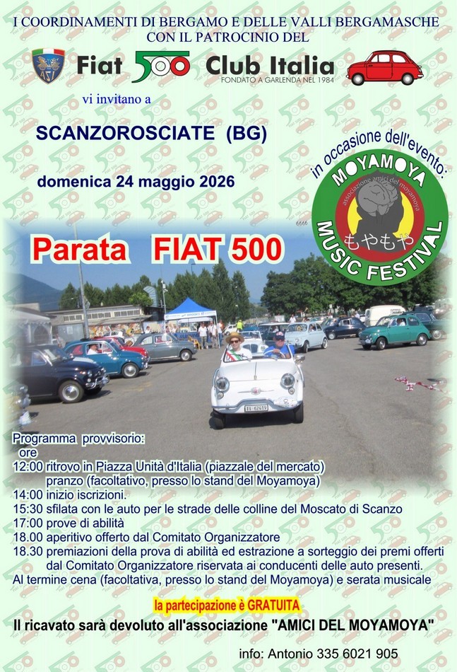 Coord Bergamo - Fiat 500 Club Italia