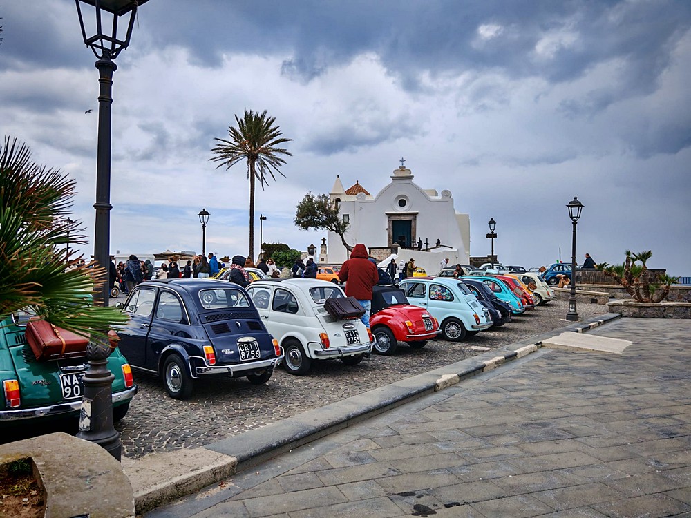 Le 500 a Ischia 22 marzo 2026