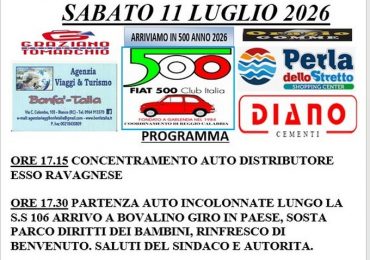 Coord Reggio Calabria - Fiat 500 Club Italia