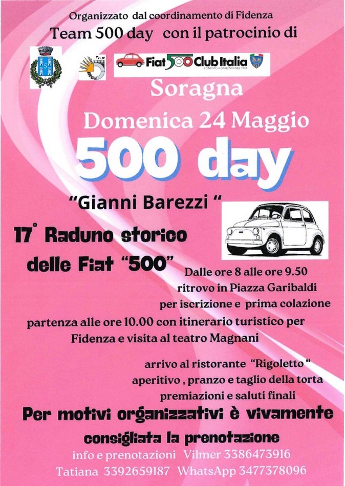 Coord Fidenza - Fiat 500 Club Italia
