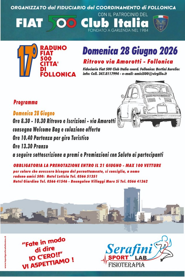 Coord Follonica - Fiat 500 Club Italia