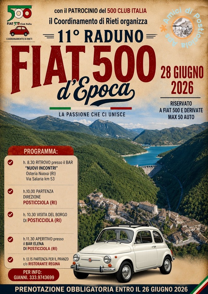 Coord Rieti - Fiat 500 Club Italia