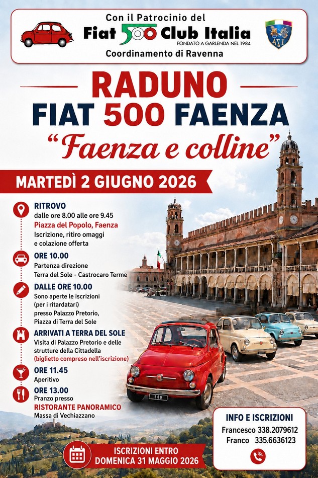 Coord Ravenna - Fiat 500 Club Italia