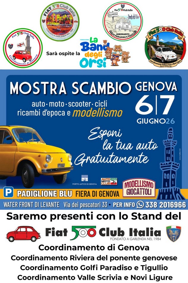 Coord Genovesi - Fiat 500 Club Italia