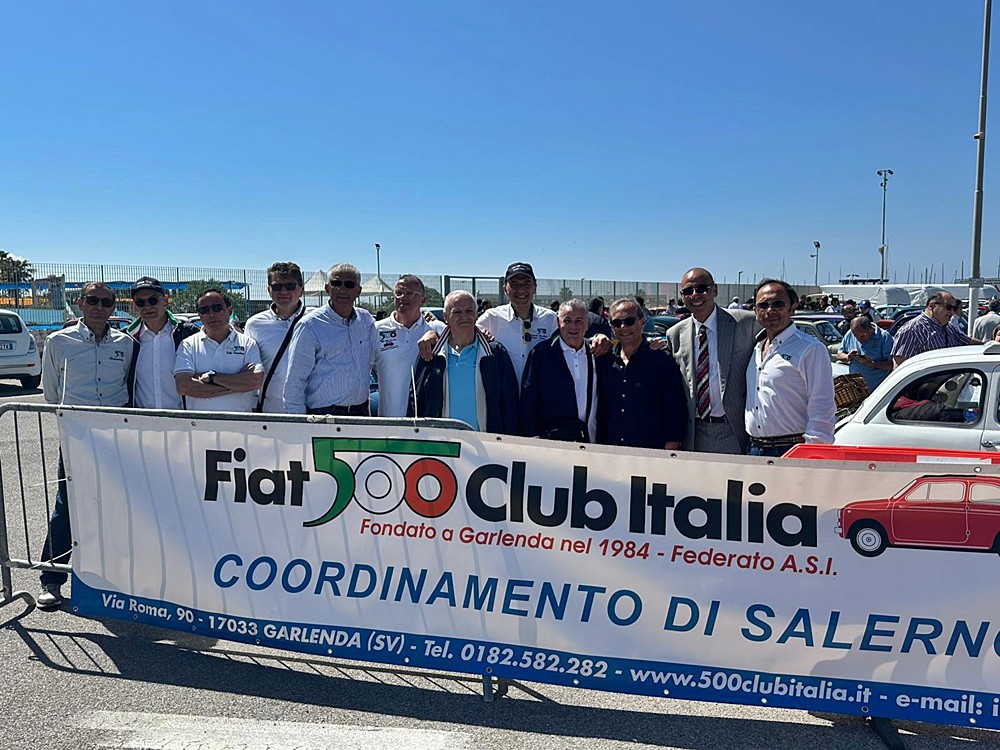 Salerno, le 500 alla Marina d’Arechi Port Village