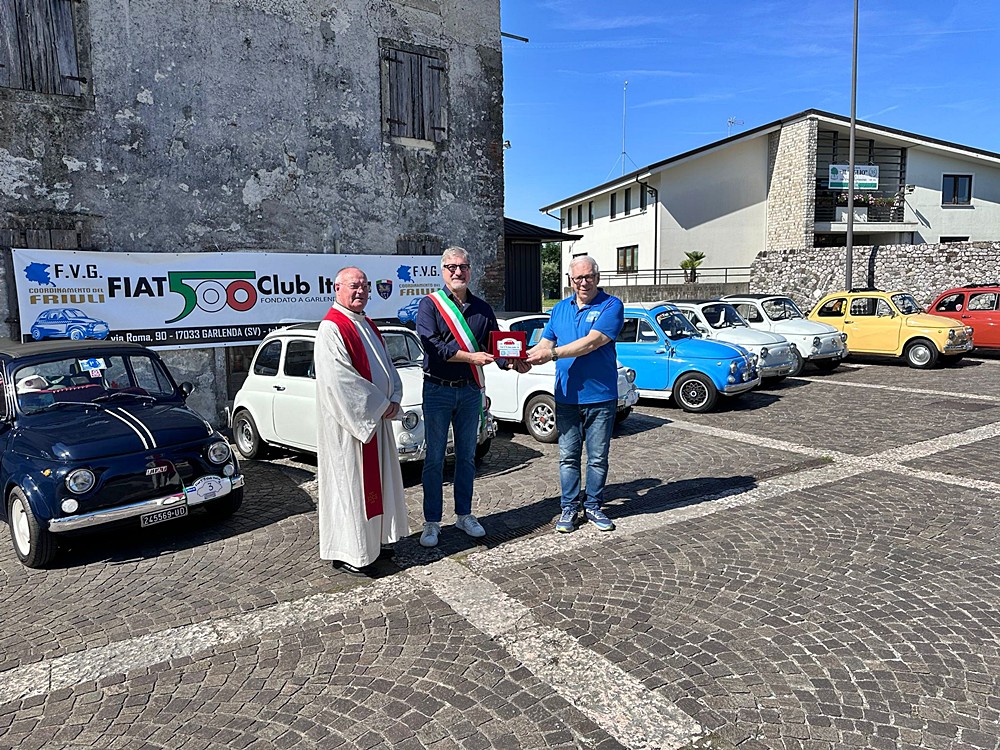Le 500 in parrocchia a Orcenico Superiore
