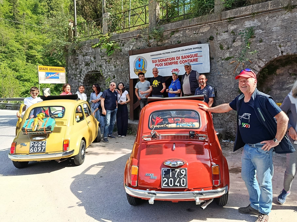 Le 500 per "Metti in moto il dono" 2026